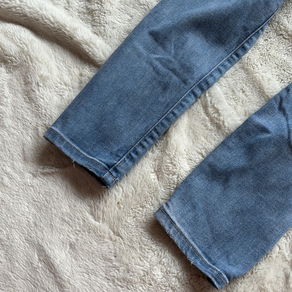 Garage Light Blue High Waisted Skinny Jeans 03 - Picture 8 of 10